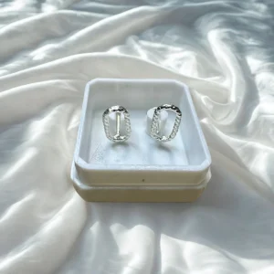 Aro Abridor Plata Oval