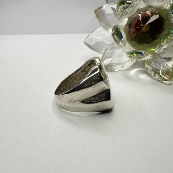 Anillo Inflado Plata Trébol - Image 3